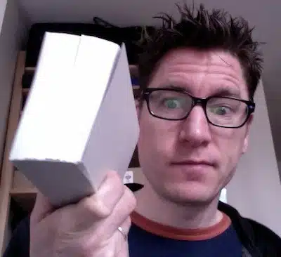 Me with a big book