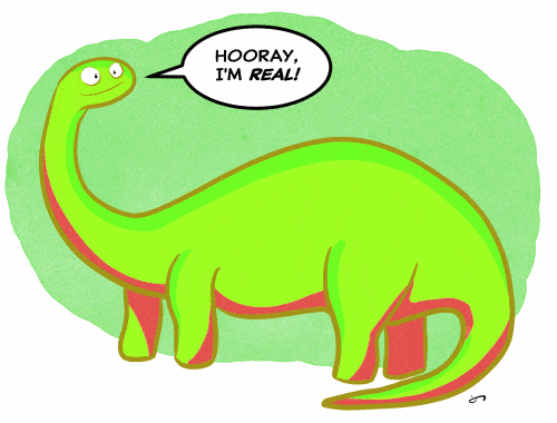 colour-changing brontosaurus