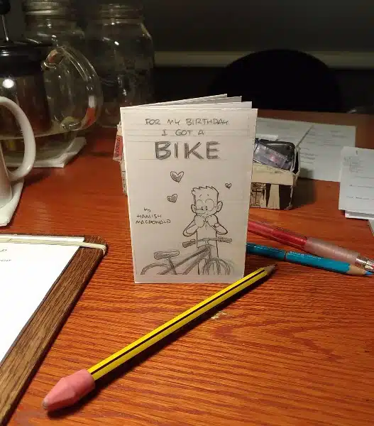 BIKE zine, assembled