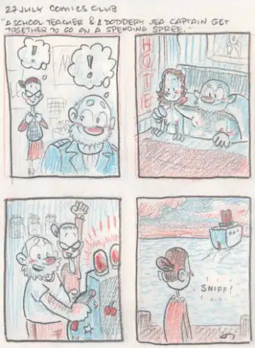 comic: sea captain and teacher