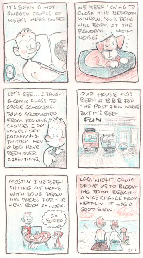 diary comic, 21 July
