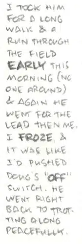 comic text: freezing in the field