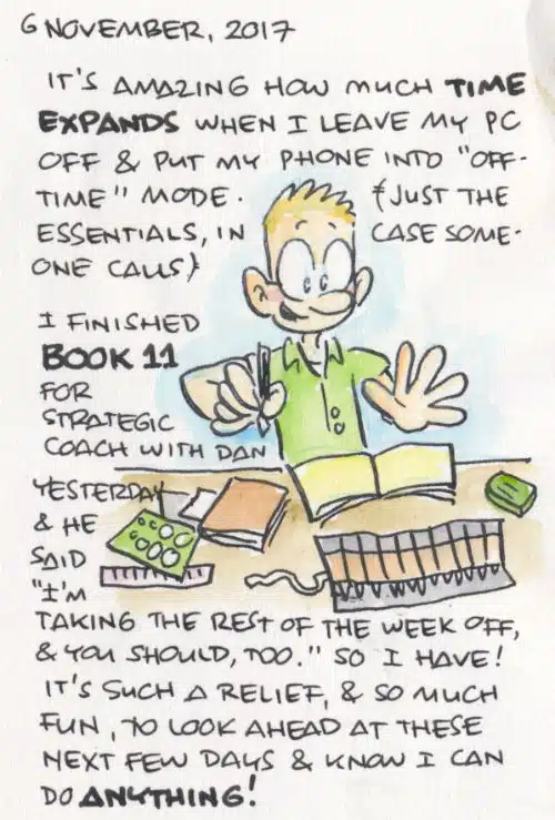 comic: time off