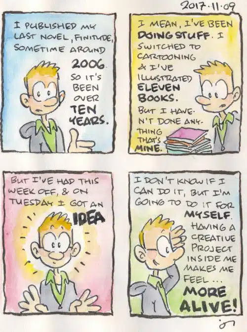 comic: starting my graphic novel