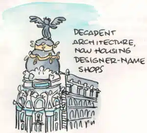 comic: Madrid architecture