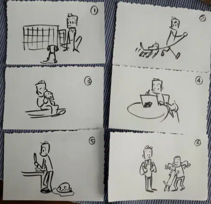 comix exercise: thumbnails
