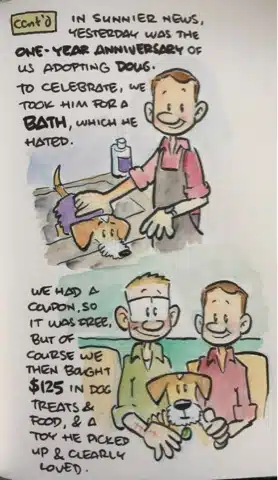 Dougiversary comic
