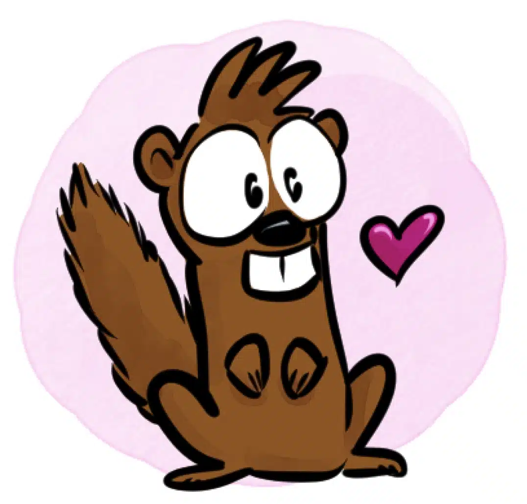 loved-up squirrel
