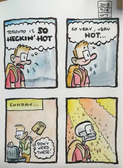 comic 3: Melting in TO