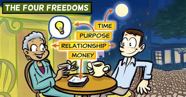 Four Freedoms cartoon