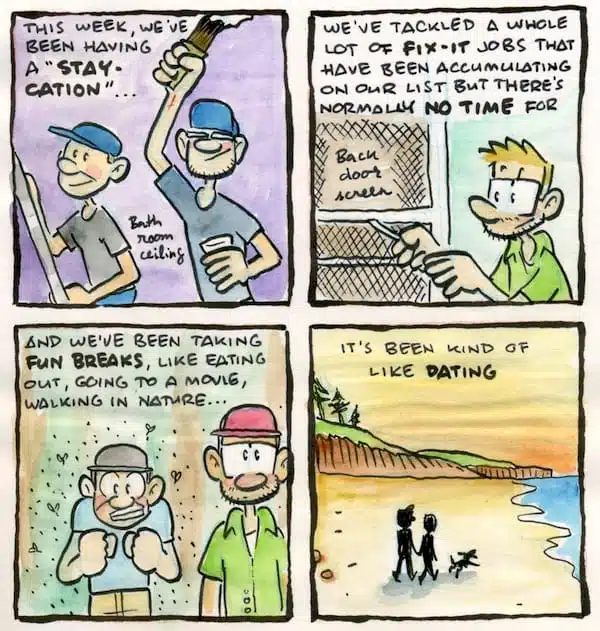 comic: summer staycation