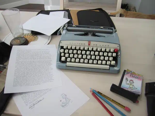 a typed letter