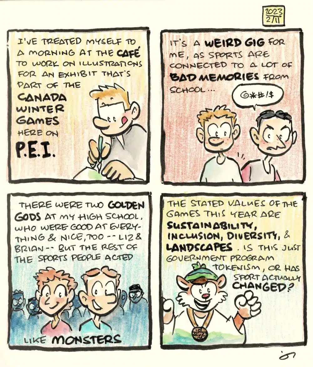 Diary comic: My troubled history with sports